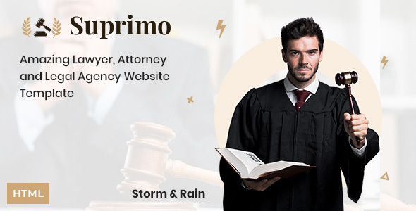 Suprimo | Lawyer Attorney Website HTML Template
