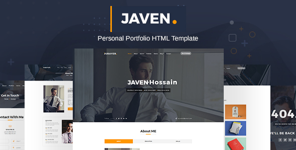 JAVEN Portfolio HTML Template