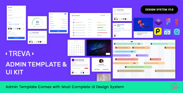 Treva Bootstrap Admin Template & UI KIT
