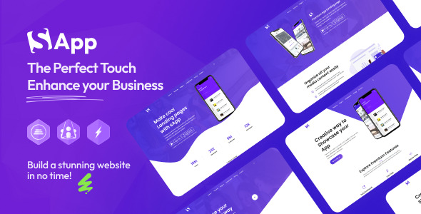 app Landing Page