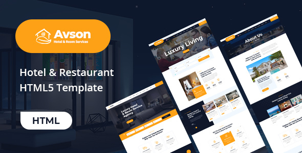 Avson - Hotel Booking HTML5 Template