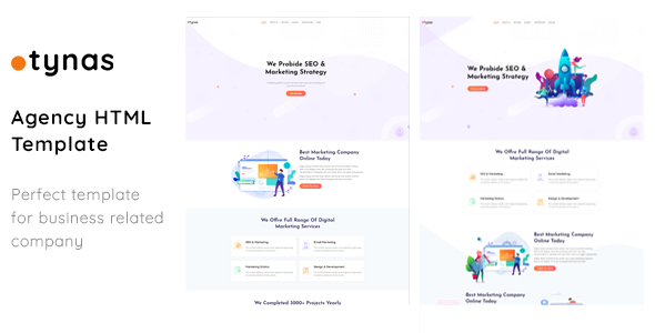 Tynas - Creative Digital Agency & Multipurpose