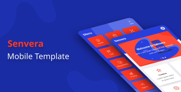 Senvera - Mobile Template