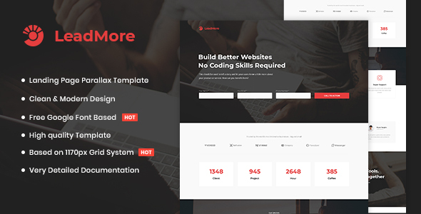 LeadMore - HTML5 Landing Page