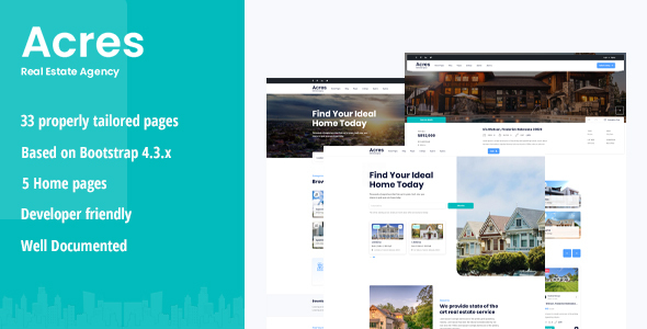 Acres - Real Estate HTML5 Template