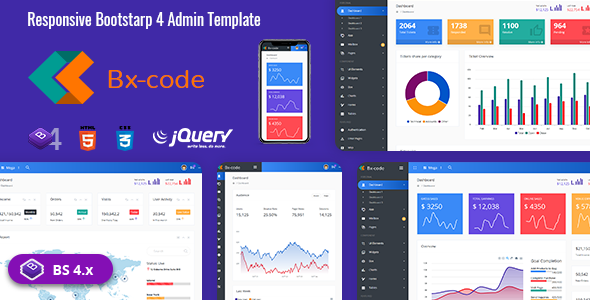 Bx-Code Responsive Admin Dashboard Template