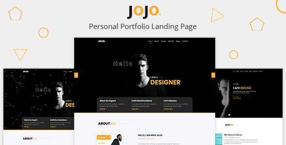 Jojo - Personal Portfolio Template