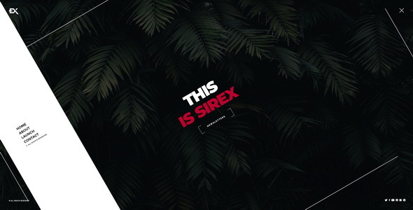 Sirex - Creative Coming Soon Template