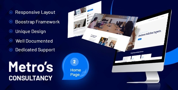 Metros - Business Solution Experts HTML Template