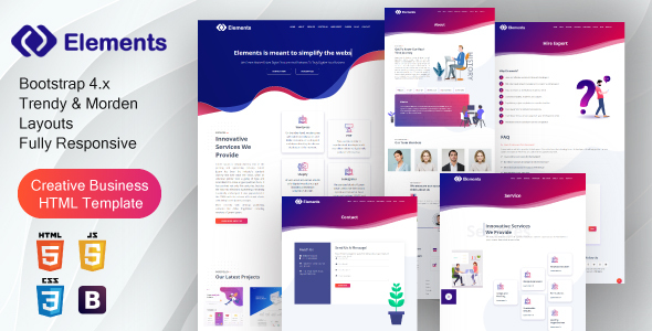 Elements |  IT Startup Agency & Business Template
