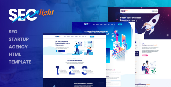 Seclight - Seo Startup Agency HTML Template