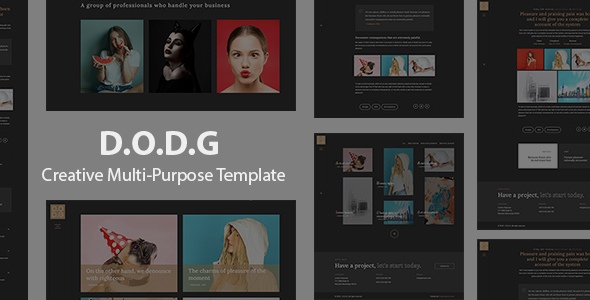 D.O.D.G - Creative Multi-Purpose Template