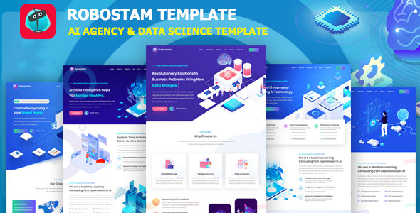 Robostam - IT Company & Technology Startup Template