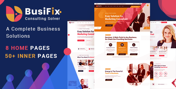 Busifix - Business Consulting and Professional Services HTML Template