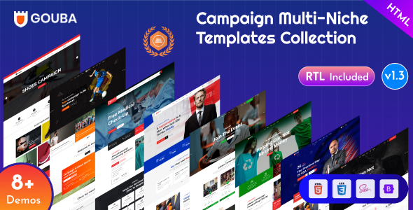 Gouba -  Ads Marketing Campaign Bootstrap 5 Templates Collection