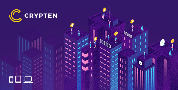 Crypten – Cryptocurrency & ICO HTML Template