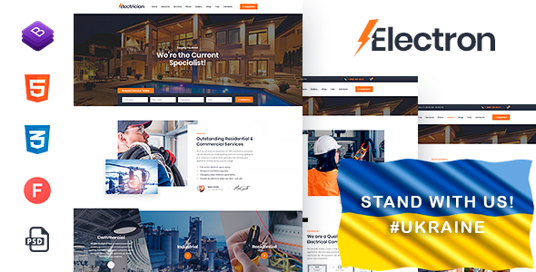 Electron - Electrical Services HTML Template