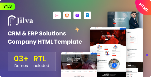 Jilva - CRM & ERP Solutions Company Bootstrap 5 Template
