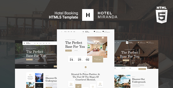 Miranda - Hotel booking HTML Template