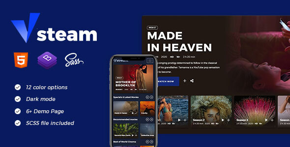 vStream - Video Streaming App Template