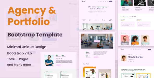 Grop - Personal Portfolio and Agency Template
