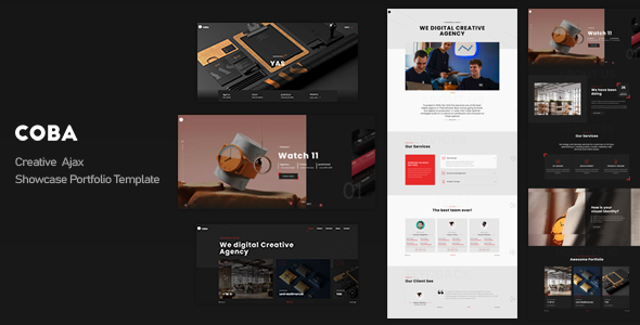 Coba - Creative Ajax Showcase Portfolio Template
