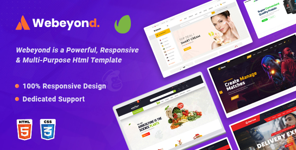 WeBeyond - Multipurpose HTML5 Template Package