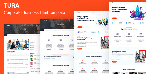 Tura - Corporate Business HTML Template