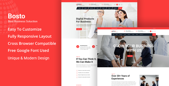 Bosto - Business Consulting HTML Template
