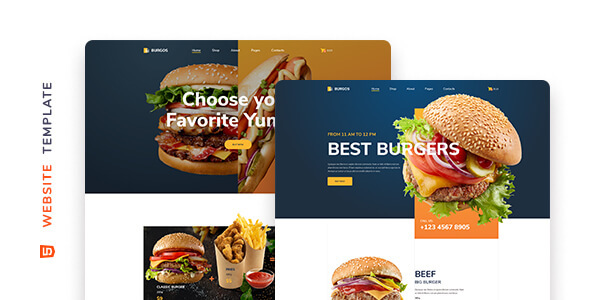 Burgos - Street Food HTML5 Template