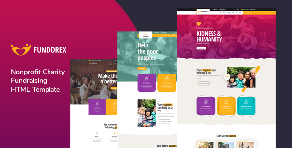 Fundorex - Charity & Donation HTML Template