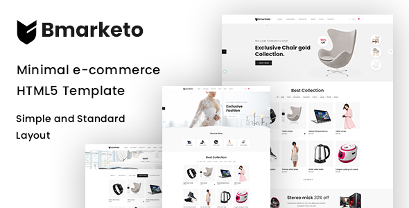Bmarketo - Minimal E-commerce Html Template