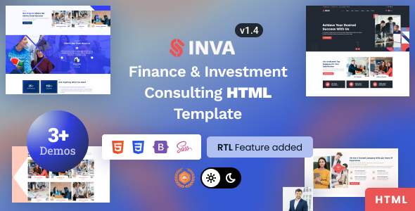 Inva - Finance & Investment Consulting Bootstrap 5 Template