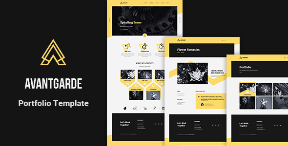 Avantgarde Portfolio HTML Template