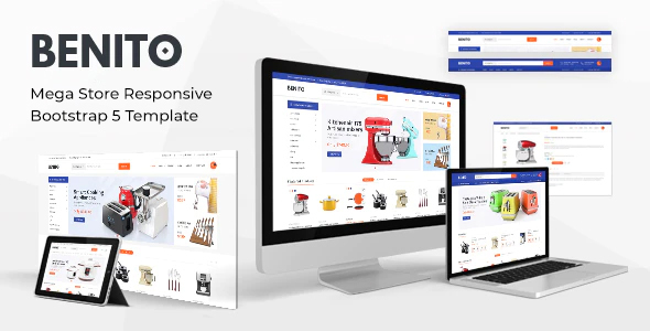 Benito - Mega Store Responsive Bootstrap 5 Template