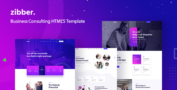 Zibber - Business Consulting HTML5 Template