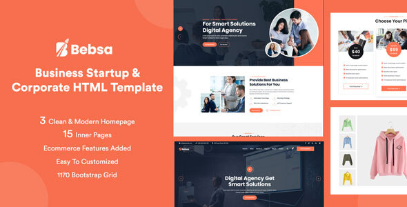 Bebsa - Corporate Business HTML Template