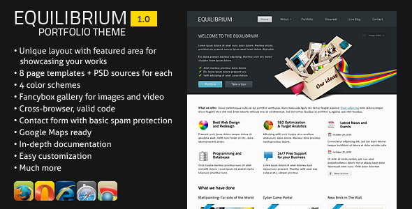 Equilibrium Portfolio Template