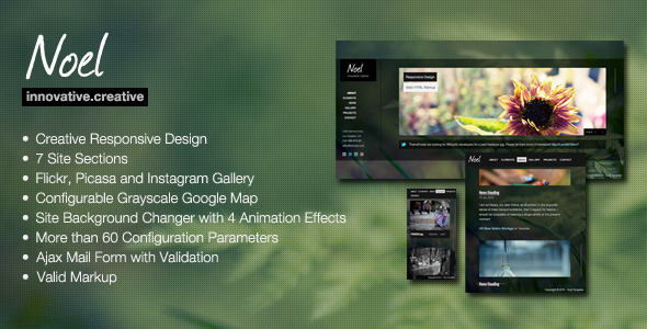 Noel - Onepage AJAX Template