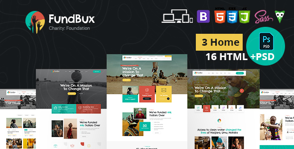 FundBux - Charity & Fundraise Template