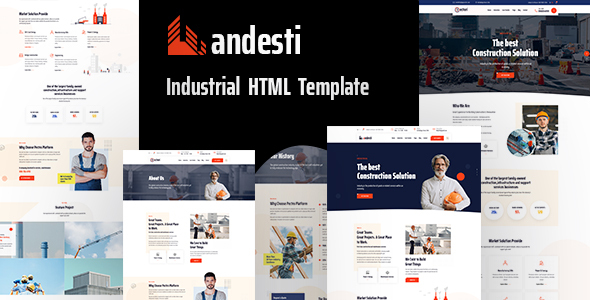 Andesti  – Industrial HTML Template