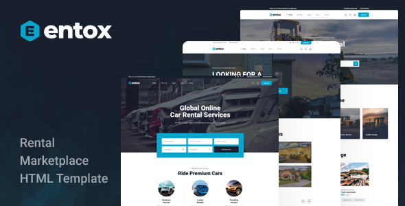 Entox - Rental Marketplace HTML Template