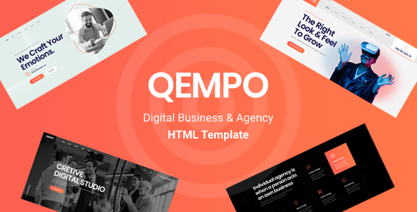 Qempo - Digital Agency Services HTML5 Template