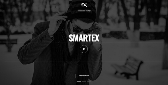 Smartex - One Page Portfolio Template