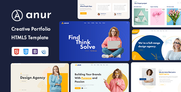 Anur - Creative Portfolio HTML5 Template