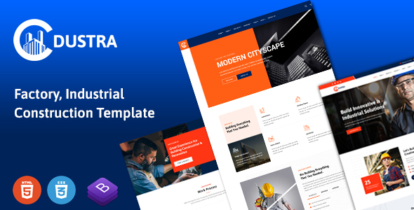 Dustra - Factory Industrial Template