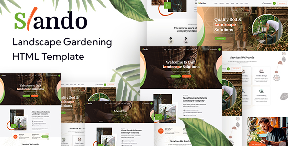 Slando - Landscape Gardening HTML Template