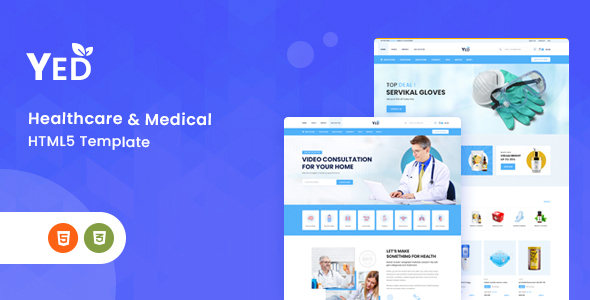 Yed - Pharmacy & Online Medical Store HTML Template