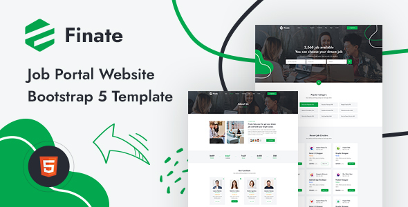 Finate - Job Portal Website Template Using Bootstrap 5