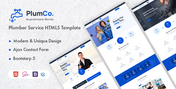 Plumco - Plumber Service HTML5 Template